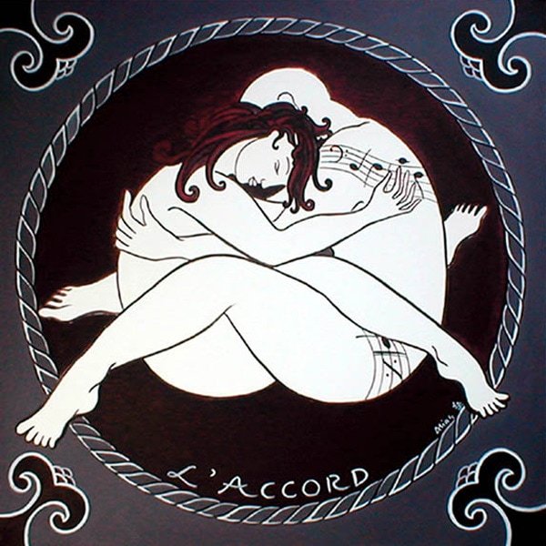 L'accord
100X100  acrylique/toile