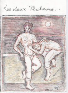 Les deux pêcheurs
papier/A4