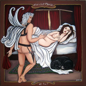 moi c'est Marie
100X100  acrylique/toile