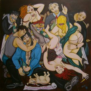 ces moments de solitude
150x150cm acrylique sur toile